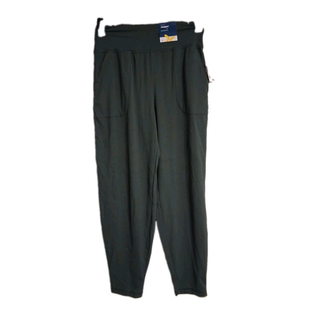 NWT Women's Old Navy High Rise StudioSmooth Jogger Pants Size S Green
